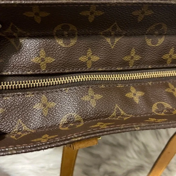 Louis Vuitton Brown and Tan Shopping Tote - Picture 10 of 16